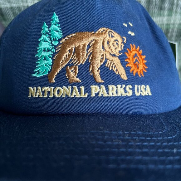 National Parks Bear 5-Panel Hat – Navy, sold out online - limited edition - Picture 2 of 4